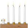 Räder Figuren>Leuchter Adventsengel gold „Advent Advent"