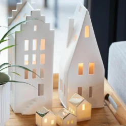 Räder Dekoration>Lichthaus groß „Spitzdach"