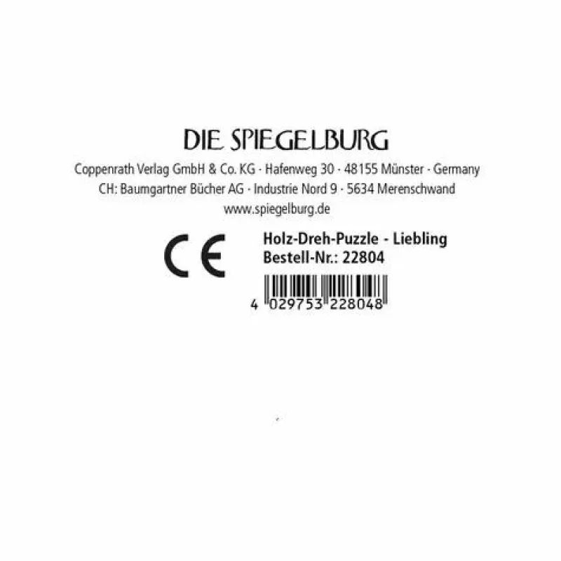 COPPENRATH SPG Spielen>Liebling Tourlonias - Holz-Dreh-Puzzle