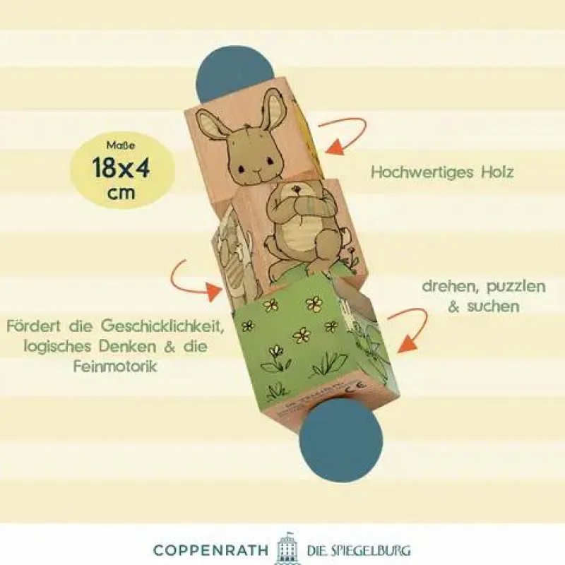 COPPENRATH SPG Spielen>Liebling Tourlonias - Holz-Dreh-Puzzle