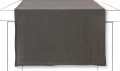 IHR Tischdecken, Untersetzer Und Co>LINEN UNI Anthrazit 45 X 150 Cm Tischläufer (Texti