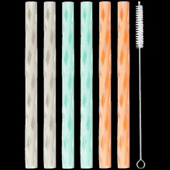 Lurch Kinder>Little Trinkhalme 6er-Set incl Reinigungsbürs