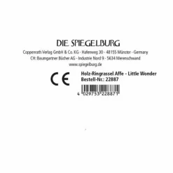 COPPENRATH SPG Spielen>Little Wonder - Holz-Ringrassel Affe