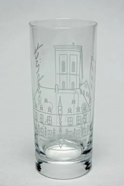Desvario Bargläser|Barzubehör>Longdrinkglas klarglas Osnabrück Rathaus+Dom