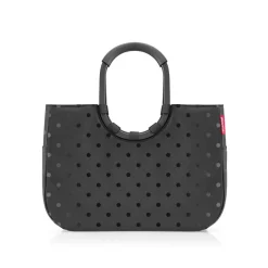 Reisenthel Taschen Und Körbe>Loopshopper L Frame Glossy Dots Black Einkaufstasc