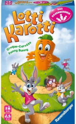 Ravensburger Kinderspiele>Lotti Karotti, das Hasenrennen - Mitbringspiel