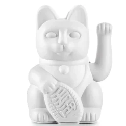 Donkey Figuren>Lucky Cat / White / Winkekatze 10,5 x 8,5 x 15 cm