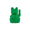 Donkey Figuren>Lucky Cat Mini / Vivid Green/ Winkekatze 6,7 x 5