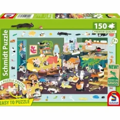 Schmidt Spiele Kinderpuzzle>Lustiges Katzen-Gewimmel 150 Teile