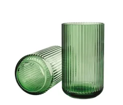 Lyngby Vasen>Vase 25cm glass green