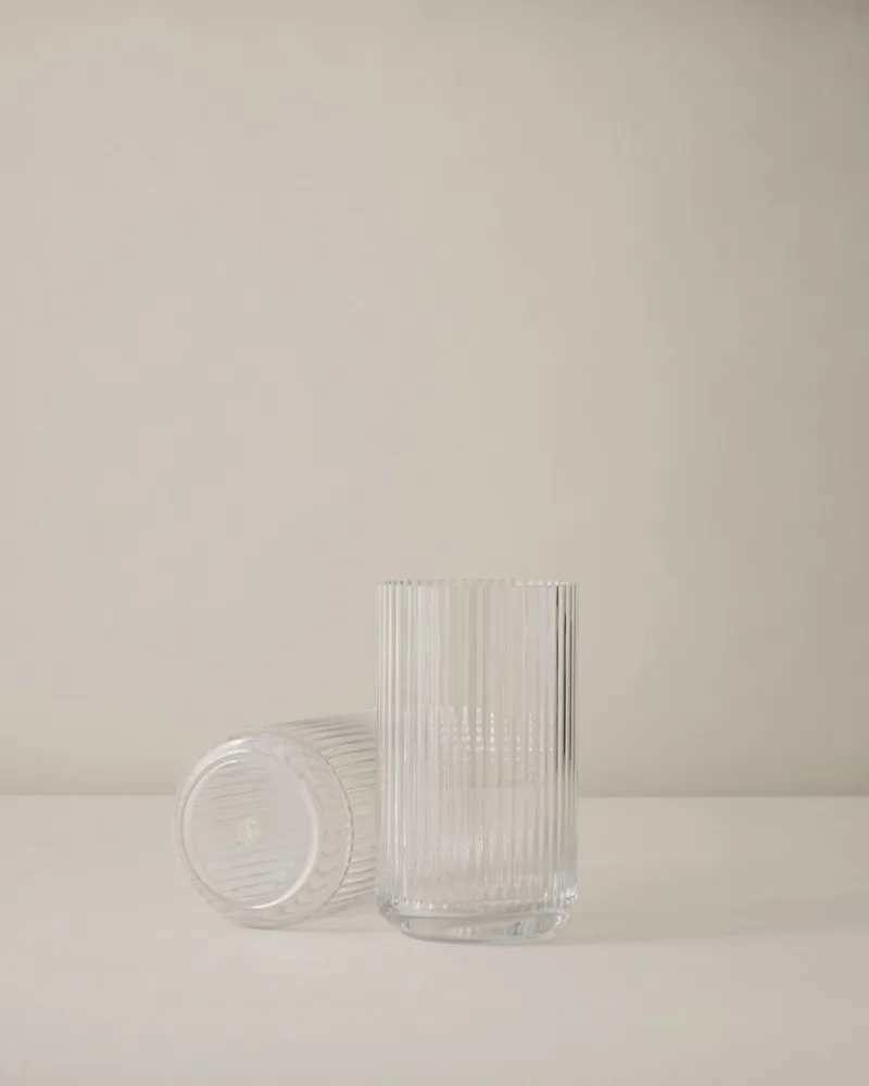 Lyngby Vasen>Vase 31cm glass klar