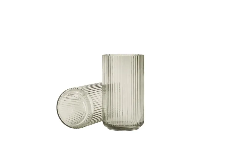 Lyngby Vasen>Vase 31cm glass smoke
