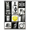 Nostalgic-Art Wand- Und Fensterdekoration>Magnet-Set (9-tlg) »Gin Tonic«