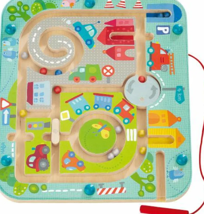 Haba Kinderspiele>Magnetspiel Stadtlabyrinth