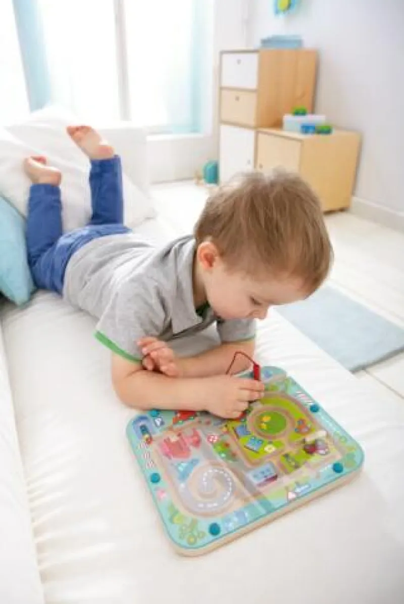 Haba Kinderspiele>Magnetspiel Stadtlabyrinth