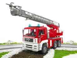 Bruder Fahrzeuge Und Fluggeräte>Man Feuerwehr Drehleiter