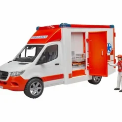 Bruder Fahrzeuge Und Fluggeräte>MB Sprinter Ambulanz mit Fahrer L+S