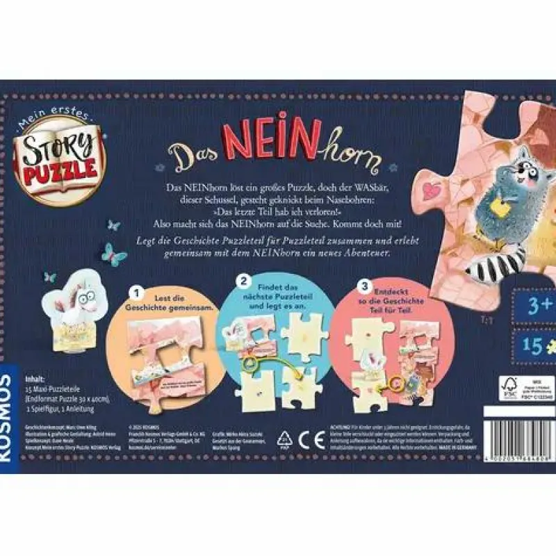 Kosmos Kinderpuzzle>Mein Erstes Story-Puzzle: Das Neinhorn