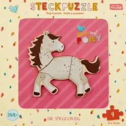 COPPENRATH SPG Kleinkindpuzzle|Spielen>Mein kleiner Ponyhof - Steck-Puzzle, 4 Teile