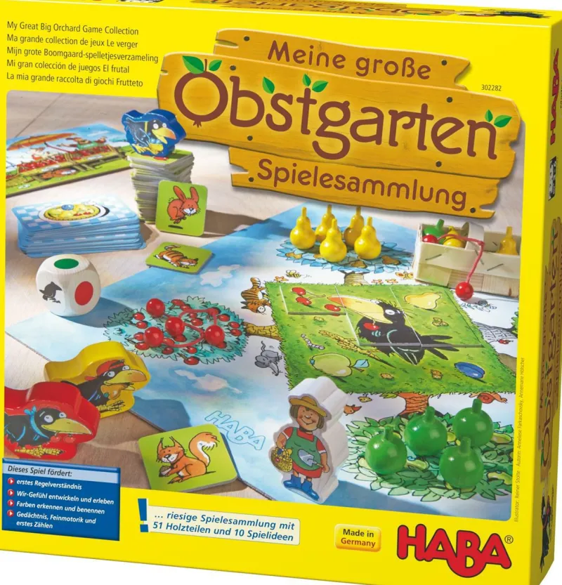 Haba Kinderspiele>Meine grosse Obstgarten-Spielsammlung