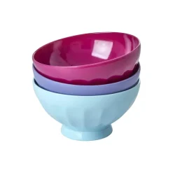 Rice A/S Melamin Und Bambus>Melamine Bowl in 3 Asst. Solid Colors