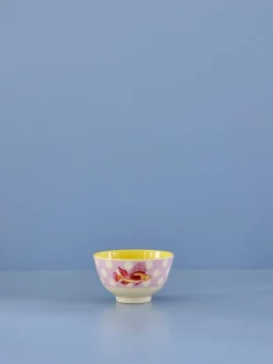 Rice A/S Melamin Und Bambus>Melamine Bowl with Fish Lavender Print - Small