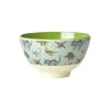 Rice A/S Melamin Und Bambus>Melamine Bowl with New Dino Print - Small 300ml