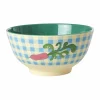 Rice A/S Melamin Und Bambus>Melamine Bowl with Ravishing Radish Print - Medium