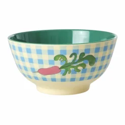 Rice A/S Melamin Und Bambus>Melamine Bowl with Ravishing Radish Print - Medium