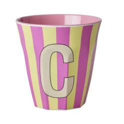 Rice A/S Melamin Und Bambus>Melamine Cup C Stripes Medium 250ml