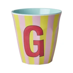 Rice A/S Melamin Und Bambus>Melamine Cup G Stripes Medium 250ml