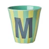 Rice A/S Melamin Und Bambus>Melamine Cup M Stripes Medium 250ml
