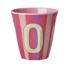 Rice A/S Melamin Und Bambus>Melamine Cup O Stripes Medium 250ml