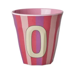 Rice A/S Melamin Und Bambus>Melamine Cup O Stripes Medium 250ml