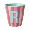 Rice A/S Melamin Und Bambus>Melamine Cup R Stripes Medium 250ml