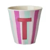 Rice A/S Melamin Und Bambus>Melamine Cup T Stripes Medium 250ml