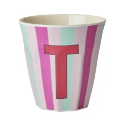 Rice A/S Melamin Und Bambus>Melamine Cup T Stripes Medium 250ml