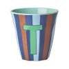 Rice A/S Melamin Und Bambus>Melamine Cup T Stripes Medium 250ml