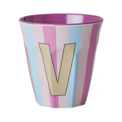Rice A/S Melamin Und Bambus>Melamine Cup V Stripes Medium 250ml