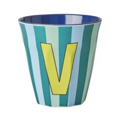 Rice A/S Melamin Und Bambus>Melamine Cup V Stripes Medium 250ml