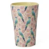 Rice A/S Melamin Und Bambus>Melamine Cup with Exotic Bird Print - Tall 400ml