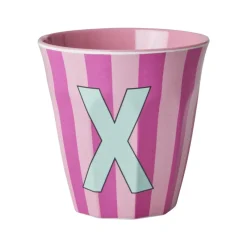 Rice A/S Melamin Und Bambus>Melamine Cup X Stripes Medium 250ml