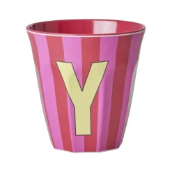 Rice A/S Melamin Und Bambus>Melamine Cup Y Stripes Medium 250ml