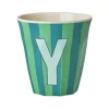 Rice A/S Melamin Und Bambus>Melamine Cup Y Stripes Medium 250ml