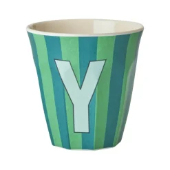 Rice A/S Melamin Und Bambus>Melamine Cup Y Stripes Medium 250ml