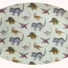 Rice A/S Melamin Und Bambus>Melamine Rectangular Plate with New Dino Print