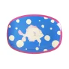 Rice A/S Melamin Und Bambus>Melamine Rectangular-Plate with Fish blue Print -