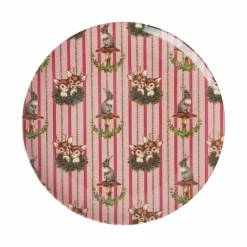 Rice A/S Melamin Und Bambus>Melamine Side Plate with Sweet Forest Print Teller