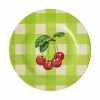 Rice A/S Melamin Und Bambus>Melamine Side Plate with Love Therapy Cherry Print