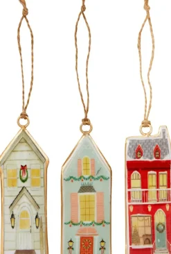 COPPENRATH SPG Baumschmuck Und Zubehör>Metall-Anhänger kl. Häuser - Dekorative Weihnachte